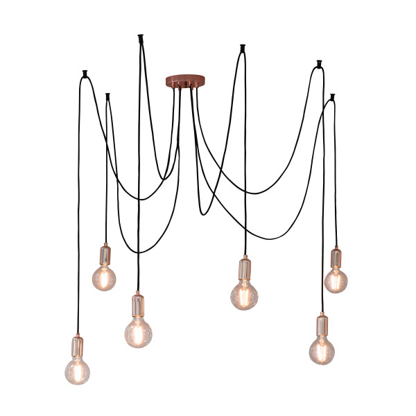 Studio Cluster Pendant Light Copper