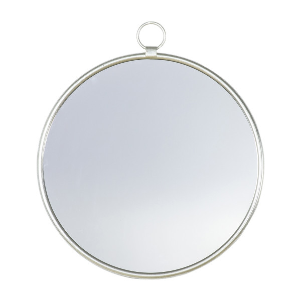 Bayswater Silver Round Mirror