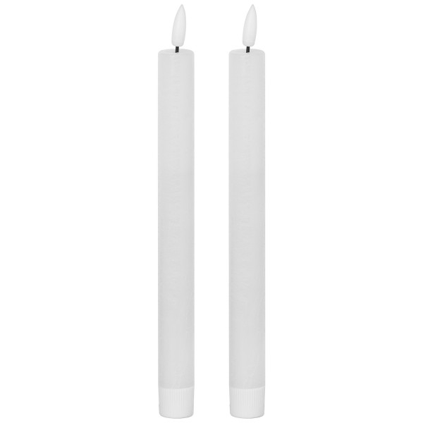 LUXE Natural Glow 2 x LED Dinner Candles